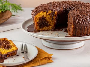 Bolo Mesclado - Sabor Irresistível de Chocolate e Leite
