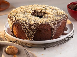 Bolo de Chocolate com Nozes