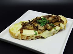 Bruschetta de Shitake - Sabor Irresistível