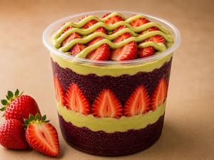 Açaí Gourmet Pistache com Morango — 500 ml
