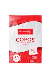 Copos Descartáveis - 50 Unidades