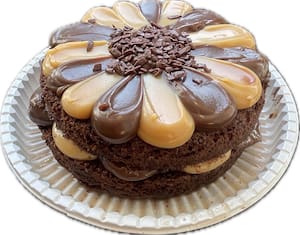 Bolo 2 Amores - Massa de Chocolate com Brigadeiro