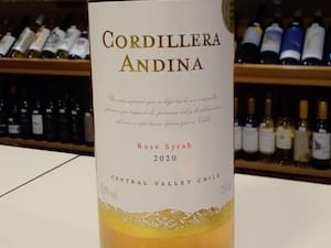 Cordillera Andina Ros Syrah 750ml
