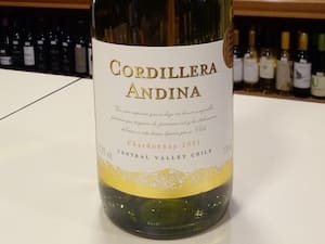 Cordillera Andina Chardonnay 750ml - O Sabor do Chile em Sua Taça