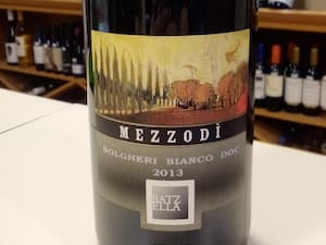 Mezzodi Bolgheri Bianco Doc - Vinho Branco da Itália