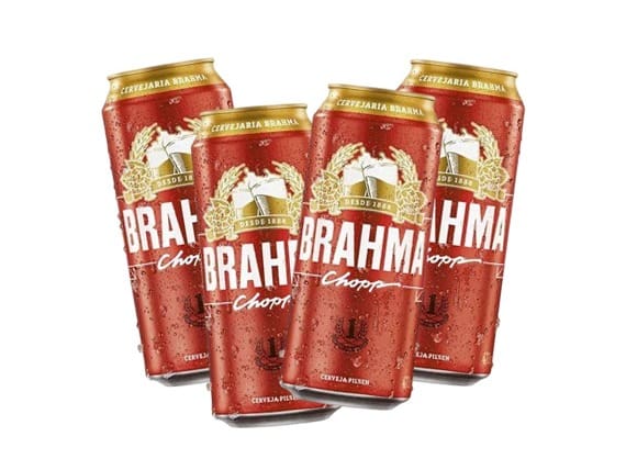 Combo: 4 Cerveja Latões - Brahma