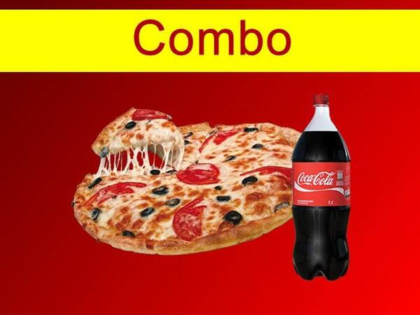 Pizza Grande (35 cm) + Coca 2 Litros