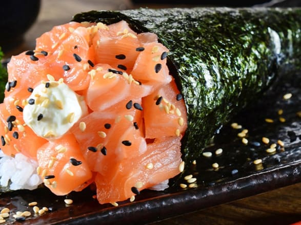 Temaki de Salmão