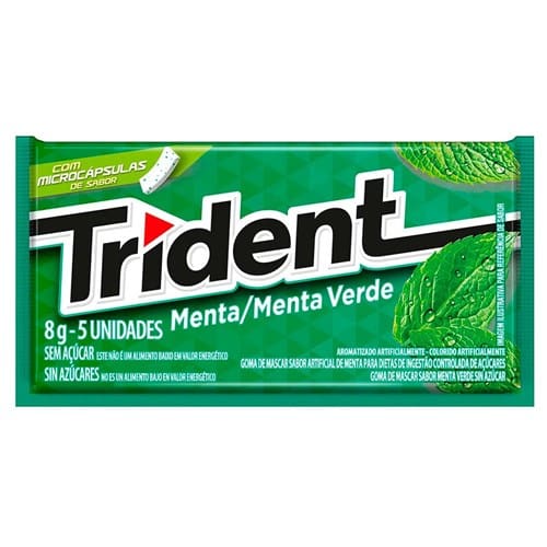 Chiclete Tridente Menta 8g