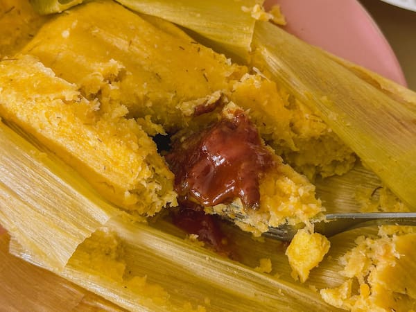 Pamonha Doce com Goiabada