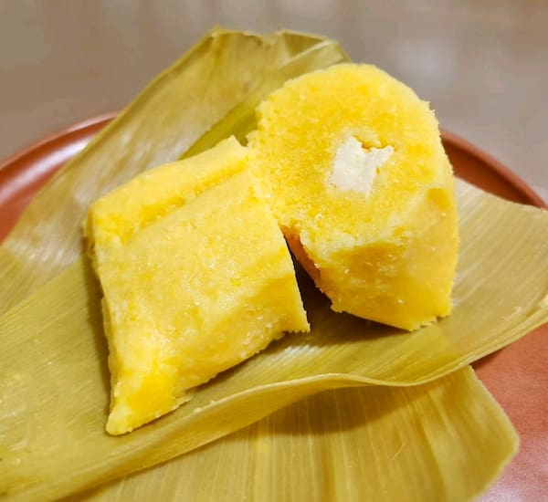 Pamonha Salgada com Queijo