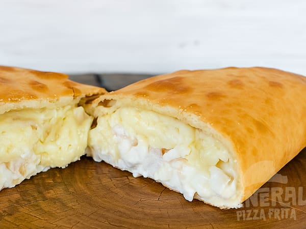 Pizza Frita de Palmito Cremoso Especial